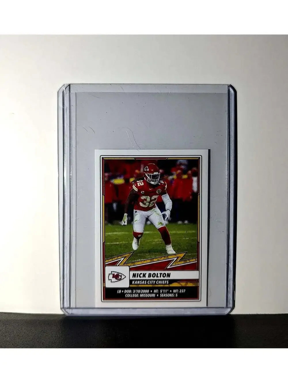 Nick Bolton 2025 Panini NFL #257 Sticker Kansas City Chiefs